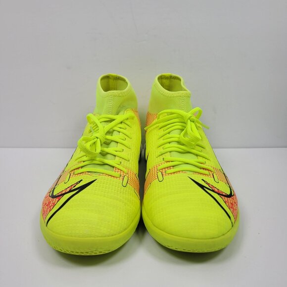 Nike Mercurial Superfly 8 Academy IC Neon Yellow Men's Cleats CV0847-760 Sz 7.5 - Picture 3 of 8